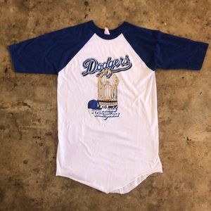 Dodgers champion baseball shirt